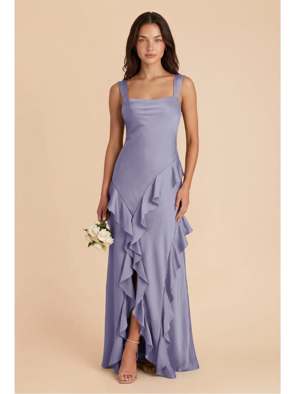 Birdy Grey Jana Matte Satin Dress - Wisteria